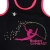 גופיה עם עיטור ורוד מתעמלת עם סרט RIBBON GYMNAST