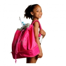 תיק גב עם ידית למתעמלת