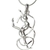 Metal Necklace Rhythmics Gymnast With Ribbon