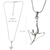 Metal Necklace Rhythmics Gymnast With Rope