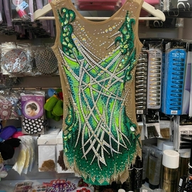 בגד גוף ירוק מפואר