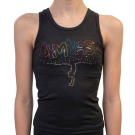 גופיית ניילון שחורה GYMNAST