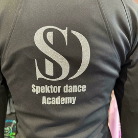 ז׳קט אסתר שחור SPEKTOR DANCING + דגל ישראל + שם